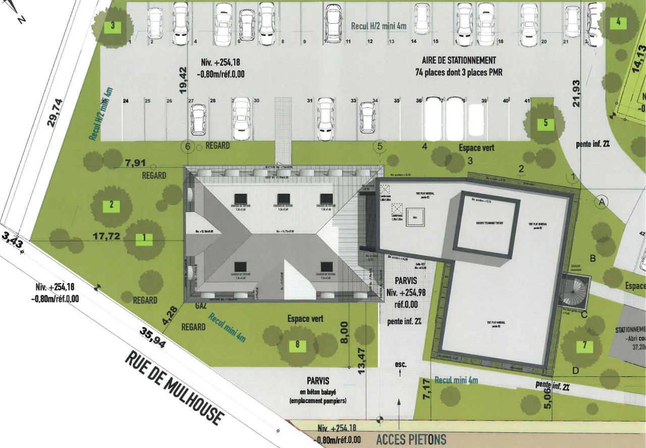 Bureau Saint-Louis 1816m² Location bureau Saint-Louis Haut-Rhin OLBUR2111229 9